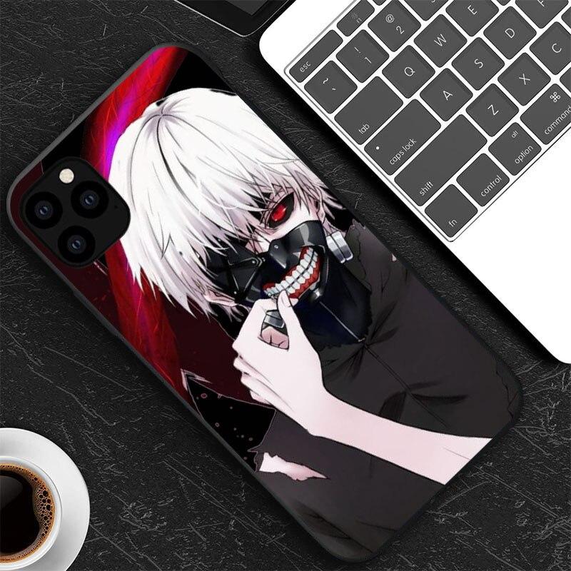 Чехол для телефона из японского аниме «Токийский гуль», Япония, обходительный чехол из ТПУ для iPhone XR X XS 11 12 13 Mini Pro Max 7 8 6 6S SE Back Fundas Coque