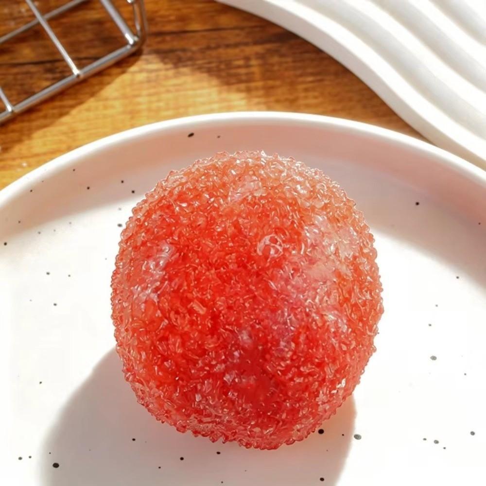 Slow Rebound Squeeze Toy Rustling Sound Sensory Ball Ice Ball Design Squishy Toy Home Use