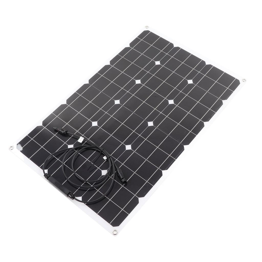 Flexible Solar Panel High Efficiency Monocrystalline Lightweight Solar Charger Panel for Outdoor RV