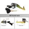 For A8 Queen for Turtle Electric Moto Motorcycle Rear Trunk Lock With 2 Keys CNC Scooter Motocross Tail Box Lock