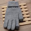 Full Magic Knitted Wrist Knit Female Winter Girl Guantes Screen Solid Women Gloves Warm Touch