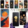 Чехол для телефона для Xiaomi Redmi Note 15 14 5G 13 12 10 11 Pro Plus 4G 14C 13C 12C Мягкий ТПУ чехол Абстрактный Горный Восход Линия