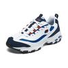 Skechers D'LITES 1.0 Мужские Синие Белые Низкие Папины Кроссовки 52675-WBLR