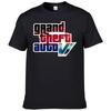 2023  Summer New Men's T-shirt Gta Game Print T-shirt 100% Cotton Crew Neck Top Street Short Sleeved F118