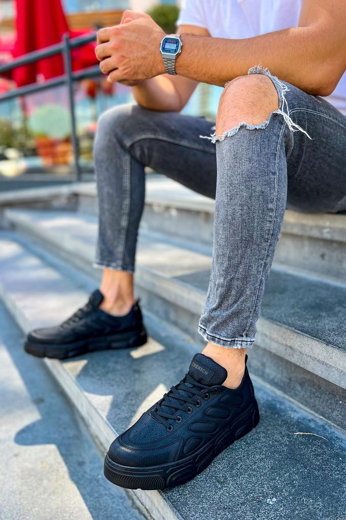 CHEKİCH New Collection CH105  Cronus Men Shoe White Black Brown Tan