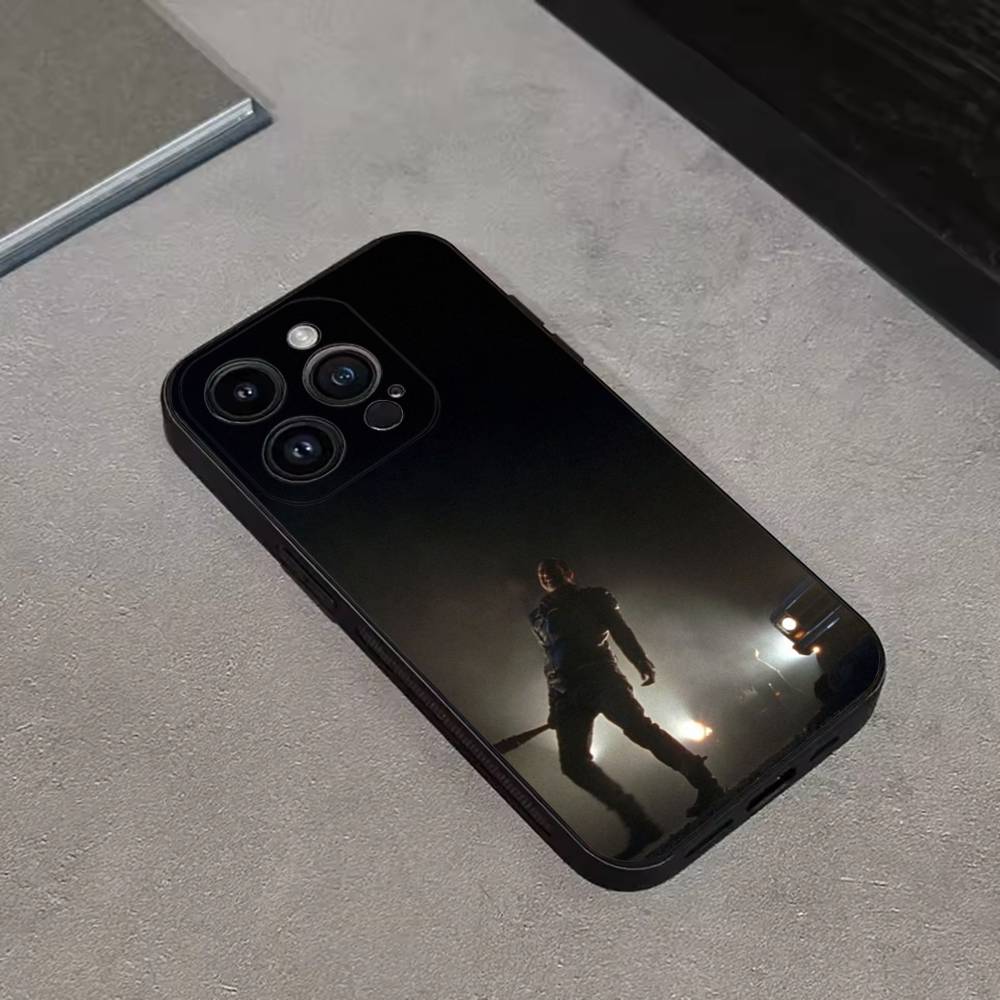 Daryl Walking Dead Phone Case For iPhone 16,15,14,13,12,11 Plus,Pro Max,XS,X,XR,SE,Mini,8,7,Soft Silicone Black Cover