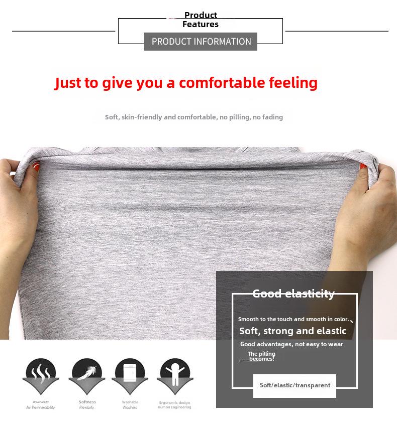 Women's Spring & Summer Loose Sleeveless Modal Skirt with Inner Petticoat - Large Size All-Match Dress