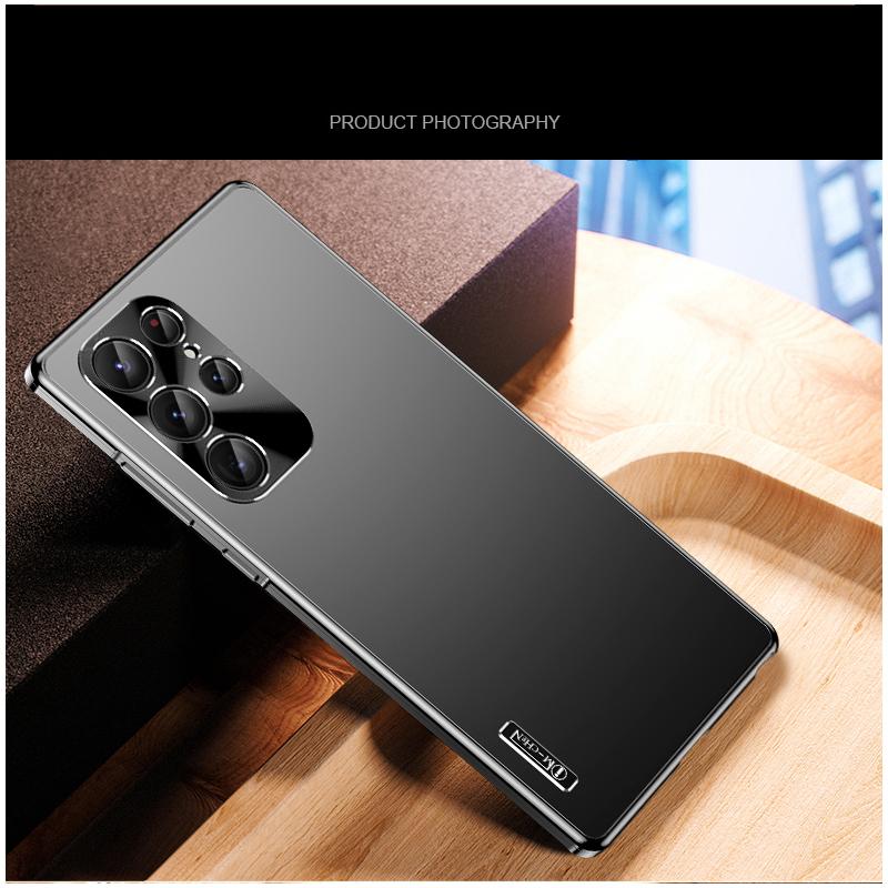 Для Samsung Galaxy S22 S24 S25 S26 Ultra Чехол Металлическая Магнитная Оболочка Встроенная Защита Линзы Титановый Сплав Ультратонкая Задняя Крышка