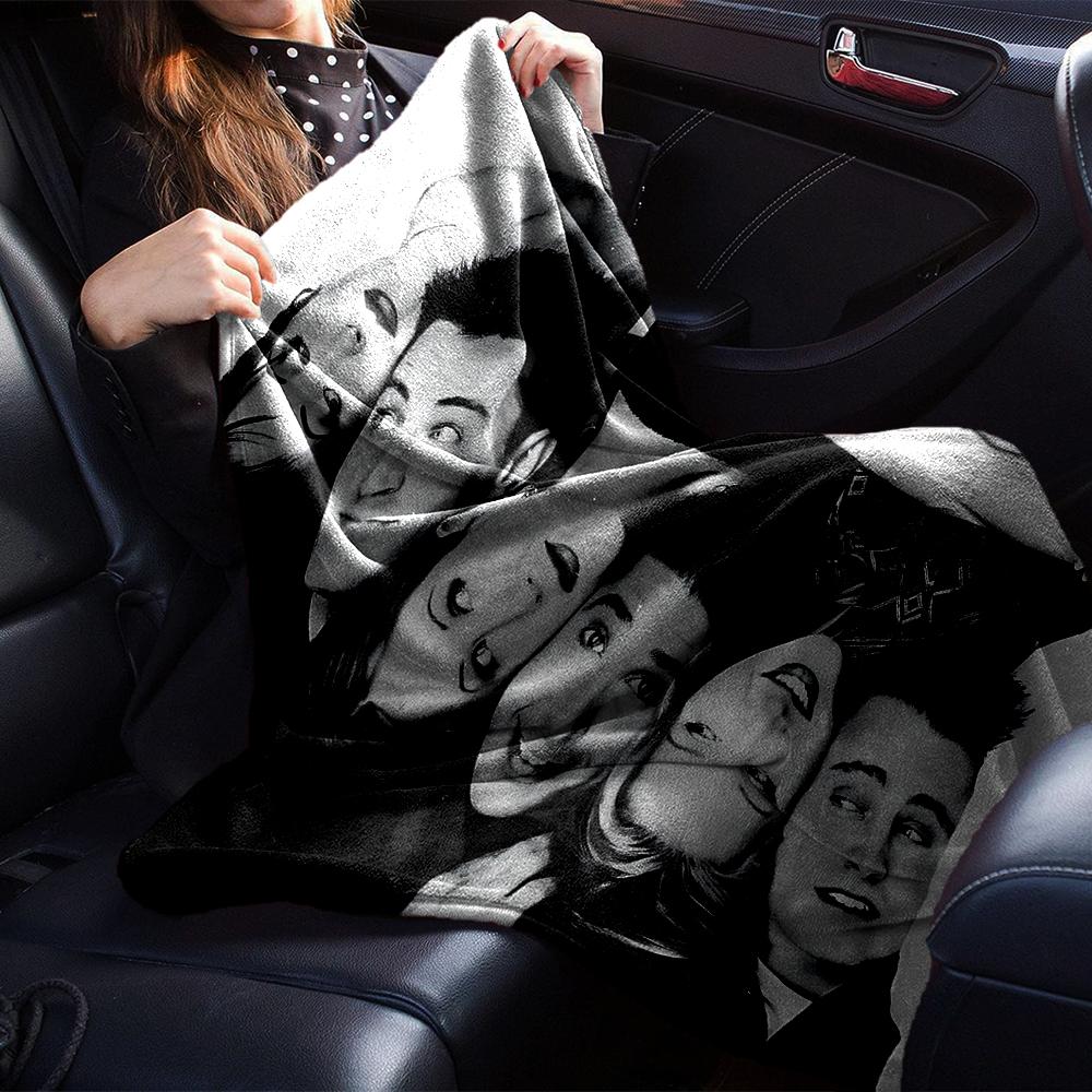 Group Portrait Expression Blanket Soft Throw Blanket For Home Bedroom Bed Sofa Travel Office Solid Christmas Blanket