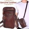 Genuine Leather Phone Chest Bag Large Capacity Messenger Bag Crossbody Phone Bag  Cell Phone