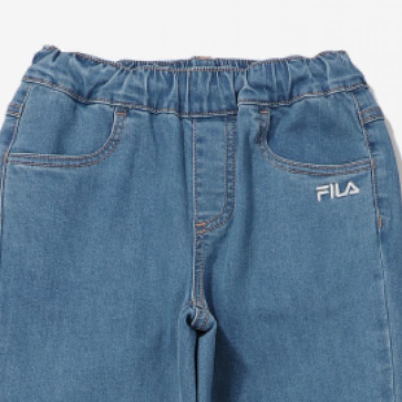 [fila Kids] Denim Regular Fit Pants  Fk2ptf1103x Dem  q0zFk2ptf1103xDem