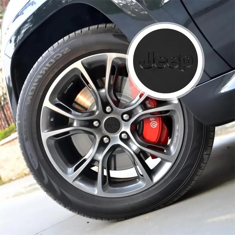 Для Jeep 4 шт. 55/63 мм Колпачки ступицы колеса автомобиля Крышка для Jeep Grand Cherokee Wrangler JK Gladiator Compass Renegade Patriot