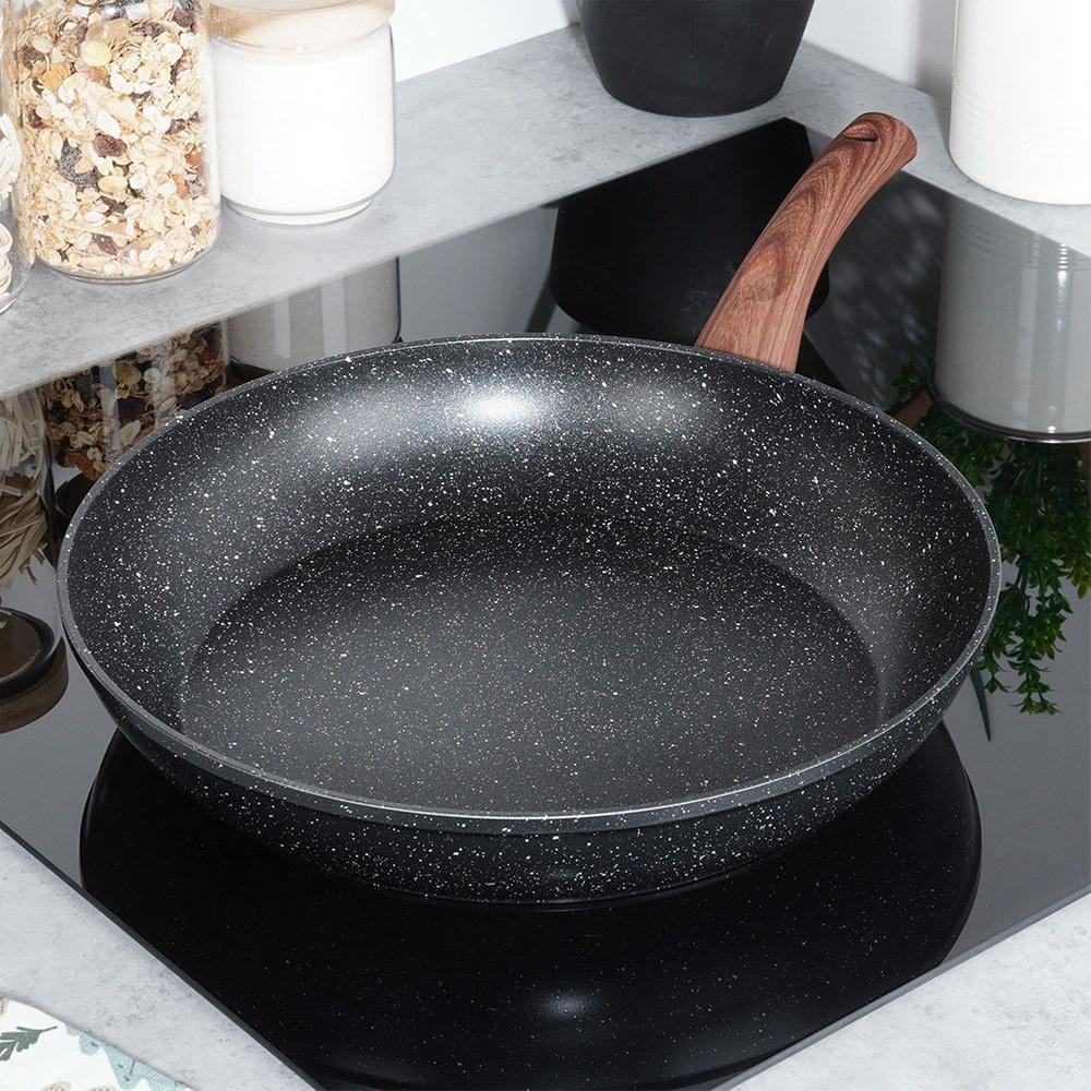 BLACK&WOOD granite frying pan 28 cm