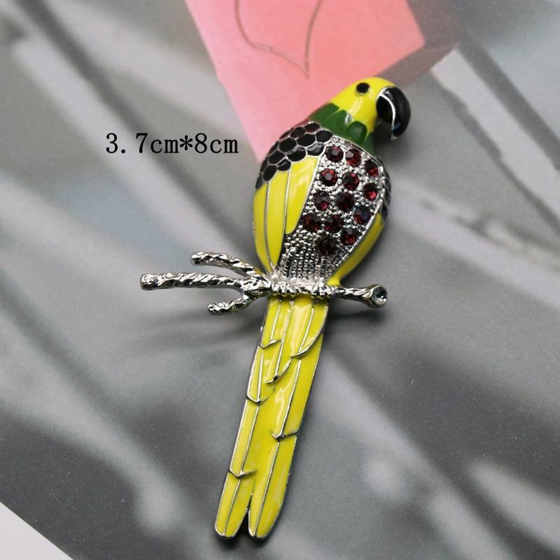 Модная брошь в виде капли масла глазури птица ретро женская булавка брошь одежда костюм тренчкот аксессуары