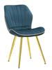 Paris Chair Space Tail Gold Set 2 Pcs 46X58X77 Cm