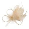 British Feather Headpiece Mesh Flower Hair Hoop Fashion Hair Accessories  for Women