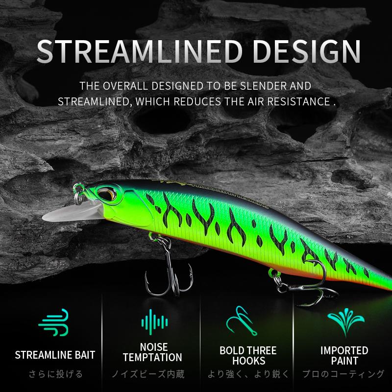 BEARKING 11 см, 17 г, глубина 0,8-1,6 м, популярная модель, рыболовные приманки, жесткая приманка, 10 цветов на выбор, качественный гольян, профессиональный гольян
