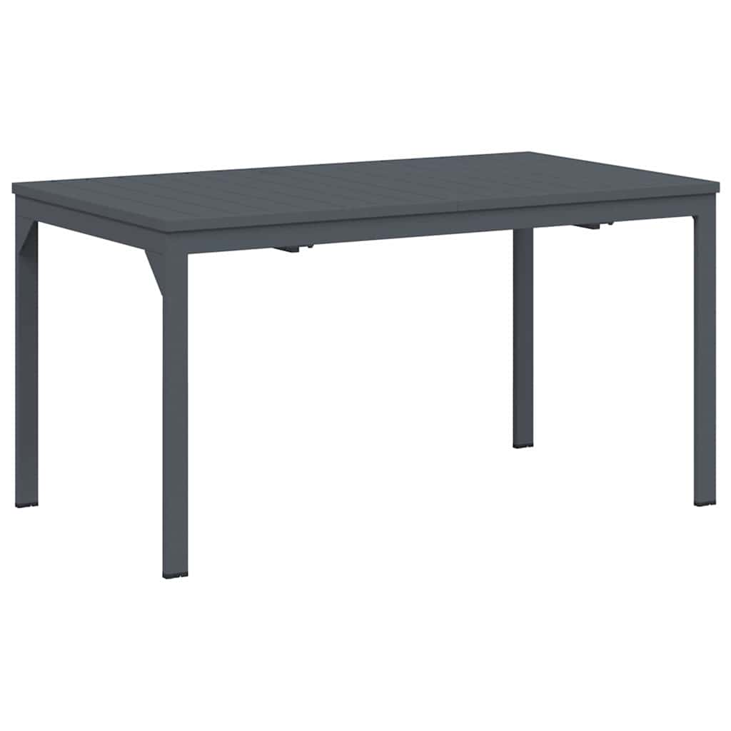 Patio Table Anthracite 180 x 80 x 74 cm