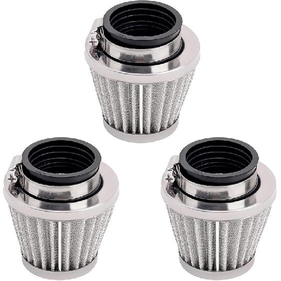 AHL Red 42Mm Universal Air Filter Fit For Pod / 150Cc-250Cc Motorcycle Scooter ATV Dirt Bike/50Cc 70Cc 90Cc 110Cc 125Cc Coolster Tao Tao Sunl/Quad Go