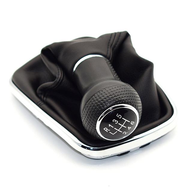 12 мм 5 / 6 скоростная ручка переключения передач автомобиля, чехол для рычага переключения передач для Volkswagen VW 1999-2004 Golf 4 IV MK4 GTI R32 Bora Jetta MT