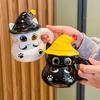 Creative and Funny Ghost Cat Ceramic Mug with Lid Halloween Gift for Girls Birthday Gift Souvenir