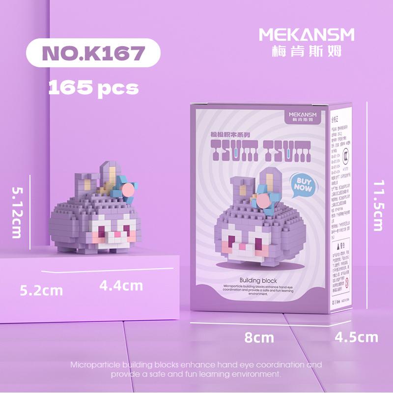 Мини строительные блоки Disney Sanrio, фигурки аниме, бриллиантовые кубики, Микки Маус, Минни Маус, Дональд Дак, Хелло Китти, DIY игрушки, подарки на фестиваль