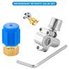 Tigbear Комплект клапанов для кондиционера (aftermarket) Комплект клапанов для переоборудования Адаптер для конвертации с R12 на R134A с
