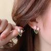 Серебряные серьги-гвоздики в корейском стиле с дизайном в виде тюльпана: S925 Стерлинговое серебро Цветочный дизайн для женщин