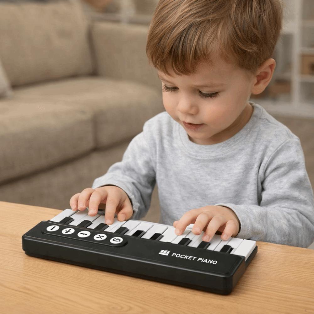 Portable Design Learning Piano Keyboard 7 Colors LED Electronic Organ Keyboard Birthday Gift
