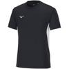 NaviDry Short Sleeve Training Size M T-Shirt, U-Neck, Moisture-Wicking, Quick-Drying, Underwear, Men's, 32MAA190, Black/White,