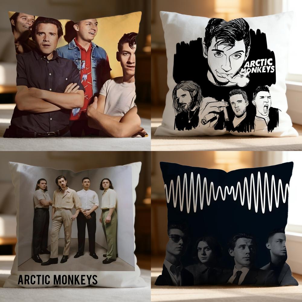 Популярная наволочка Arctic Monkeyses Мягкая стирающаяся наволочка для подушки Многоцелевая для дивана, кровати, путешествий, офиса