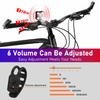 WSDCAM 140dB Bike Bell 4 LEDs Bicycle Light Electric Horn Waterproof USB Charging Cycling Head Light Bicycle Alarm Bell 3