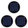 5/3/2/1pcs 1.1W 5V Portable Solar Panel Mini Round Solar Epoxy Cell Charger Battery DIY Solar Toy Charger Phone Power Bank