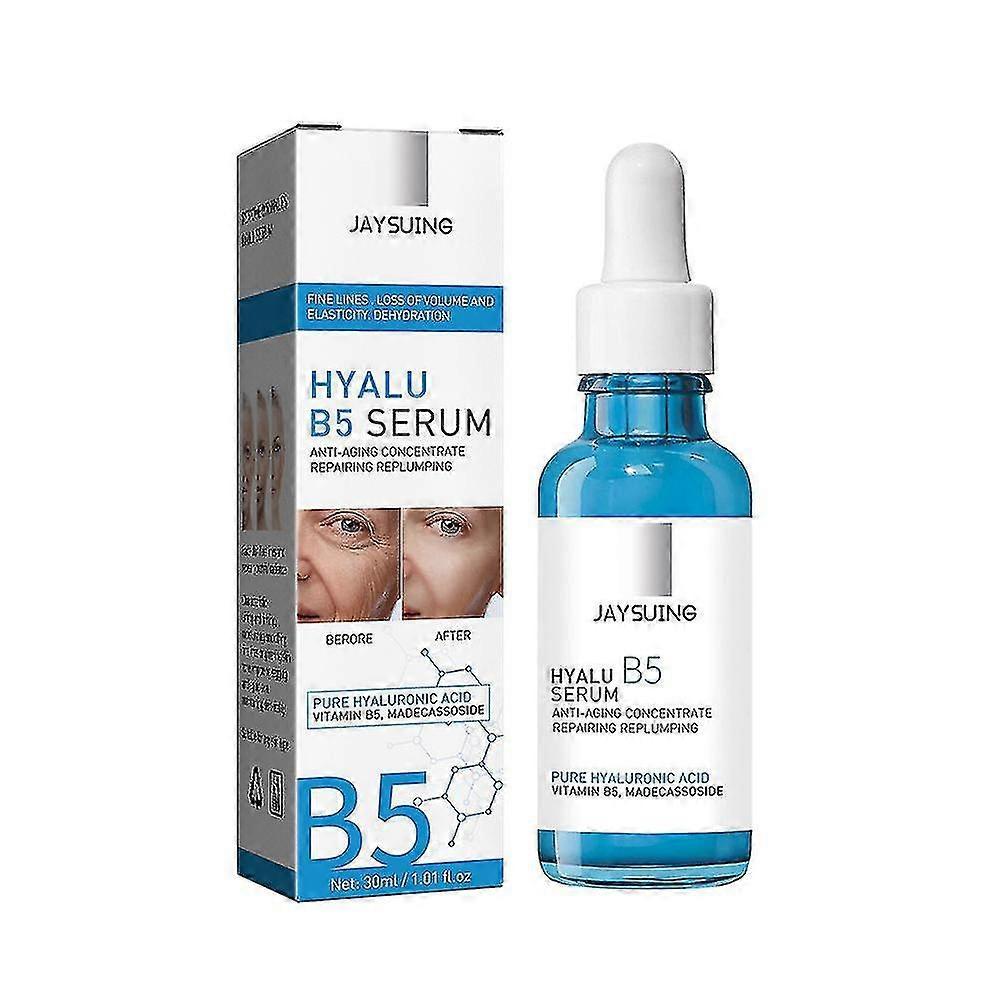 2pcs Hyalu B5 Hyaluronic Acid Serum Triple Anti-aging Anti-wrinkle Concentrate Repairing Essence, Replump Skin Smooth 30ml S07