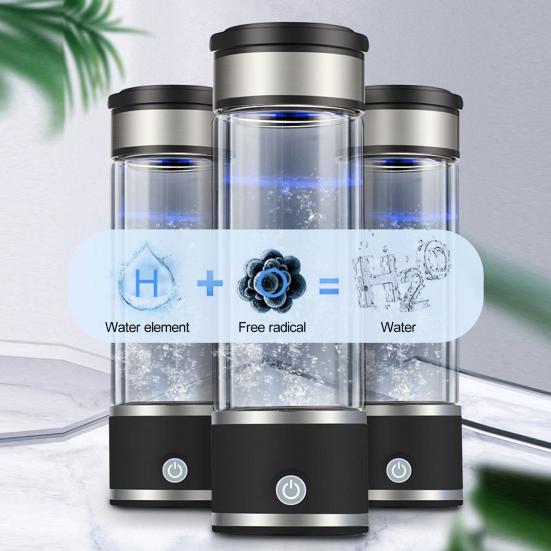 1 комплект, 420 мл, чашка для водородной воды, портативный генератор водородной воды, ионизатор здоровой воды для домашнего офиса