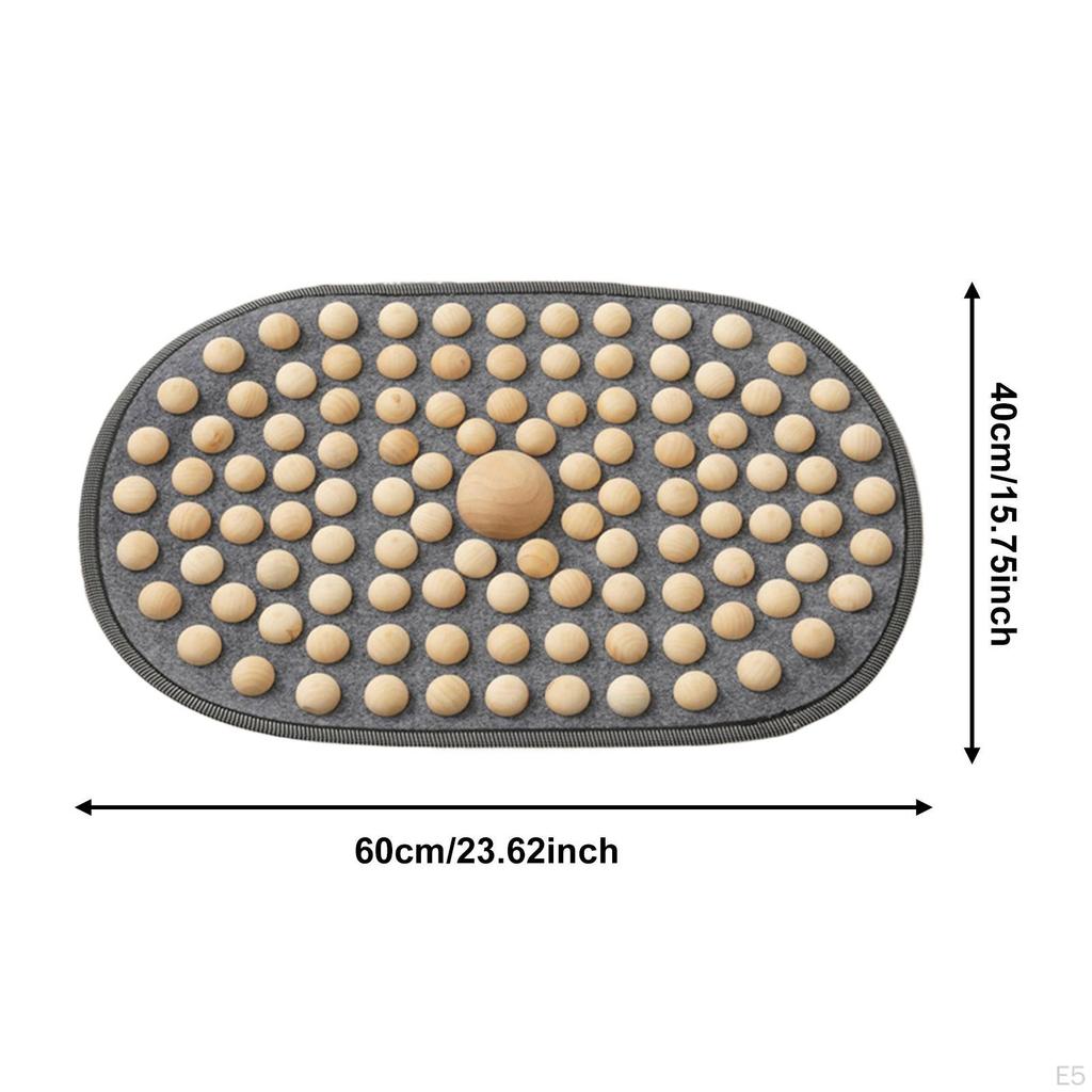 Деревянный коврик для акупрессуры стоп для мужчин и женщин, легкая массажная доска