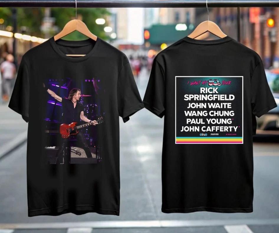 Rick Springfield Tour 2025 Gift For Fans T-shirt, size S-5XL