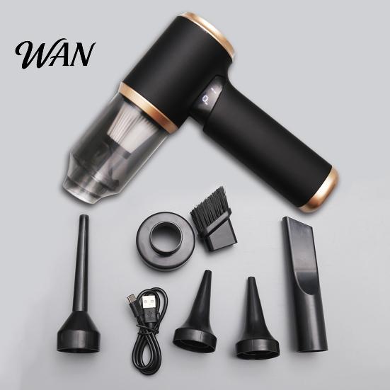 Handheld Vacuum Cleaner with 6000Pa Suction Cordless Car Home Dustbuster Blowing & 2-in-1 Multi-Function Blower Device for Pet Hair Tight Spaces Dust