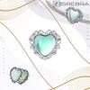 Charms Heart Opal Pr 925 Pendant Bead Heart Beads Love