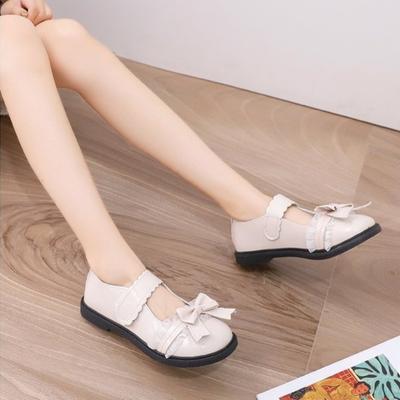 Милые туфли Kawaii с бантом для женщин, нескользящие женские туфли на плоской подошве, модные, высокого качества, оптовая продажа, подлинная популярная обувь Mark