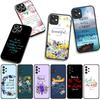 Для Samsung Galaxy S25 S24 S22 S23 FE Ultra Plus A56 A05 A06 A15 A16 A55 S7 Edge Чехол для телефона Библейский стих Христианский Иегова Бог
