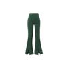 Air High-Waisted Split Hem Slim Fit Flared Casual Pants Women Pants Cold-Fir Light-Ivory FN1892-323