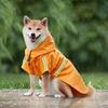 High-Visibility Rain Coat Adjustable Dog Rain Poncho Easily Wearable Pet Rain Jacket  Outdoor