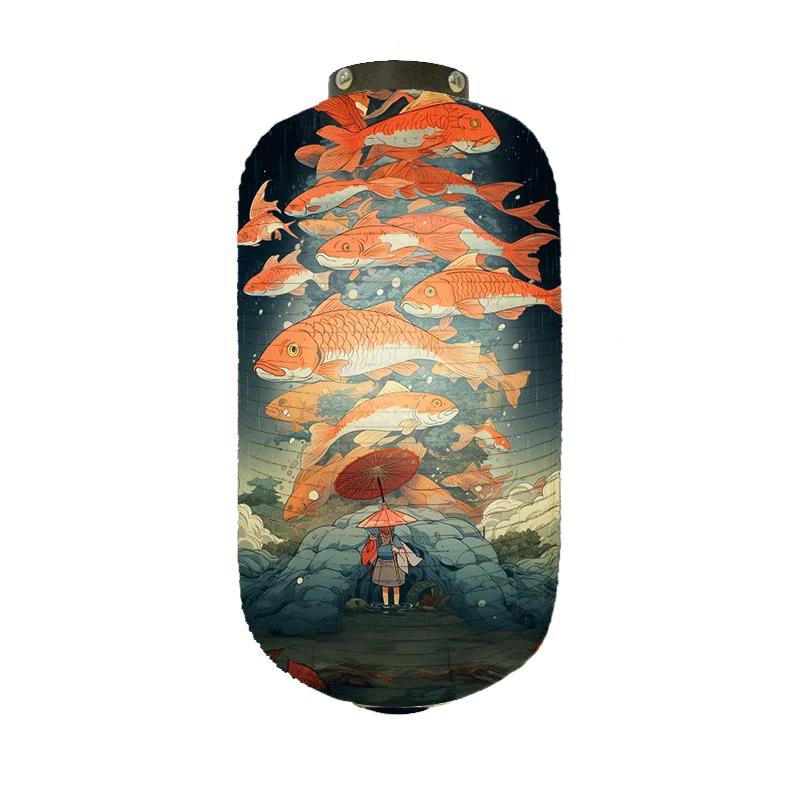 Japanese Lanterns Paper Waterproof Long Restaurant Bar Hotel Festival Decoration Wedding Birthday Home Party Supplies Lanterns