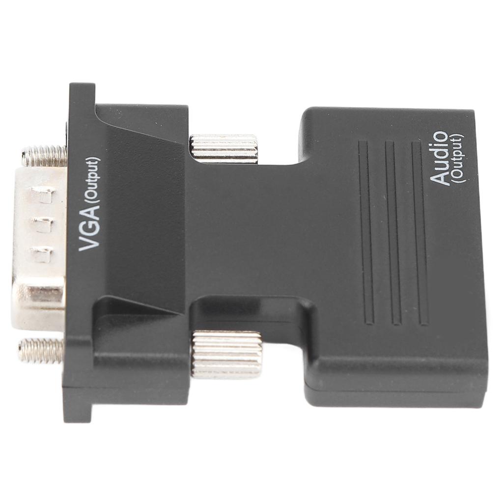 Мультимедийный интерфейс HD Female to VGA Male Converter с аудиокабелем 3,5 мм для ноутбуков, ПК, мониторов