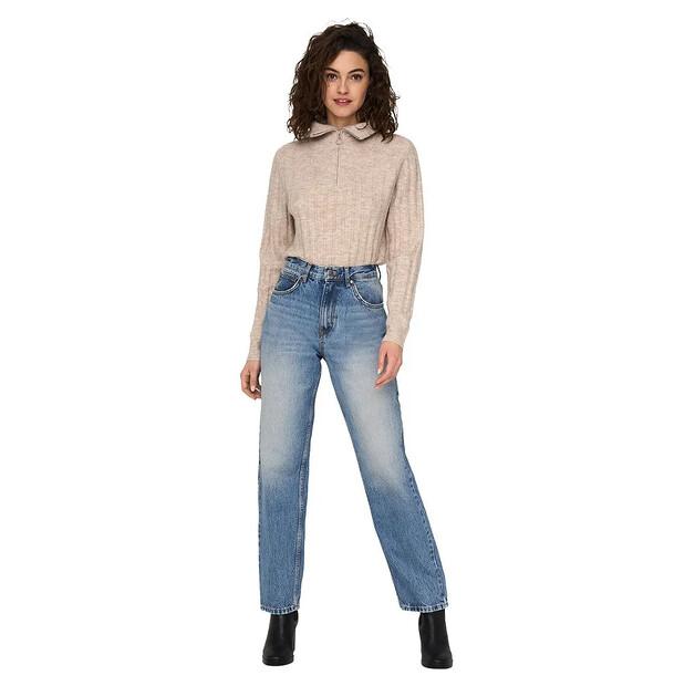 Only Robyn Ex Straight Fit Dot536 high waist джинсы