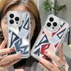 Чехол для iPhone 16 Pro Max Геометрический узор Прозрачный ТПУ Силиконовый Мягкий чехол Для iPhone 15 Pro Max Funda iPhone 13 14 12 11 16e