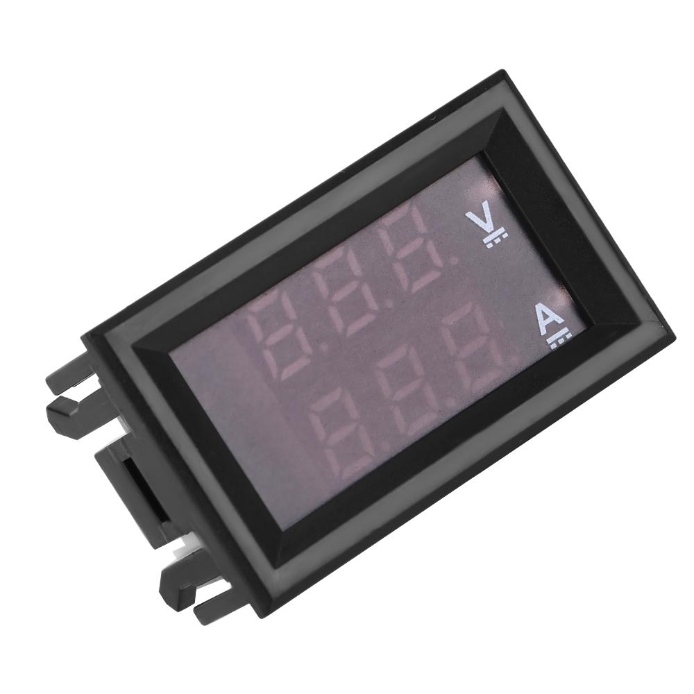 DIYWORK светодиодный дисплей DC 100 В 10 А мини цифровой вольтметр амперметр амперметр индикатор напряжения тестер вольт амперметр с кабелем
