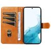 For Samsung Galaxy S21 FE 5G Case Imprinting Lines Wallet Leather Phone Cover