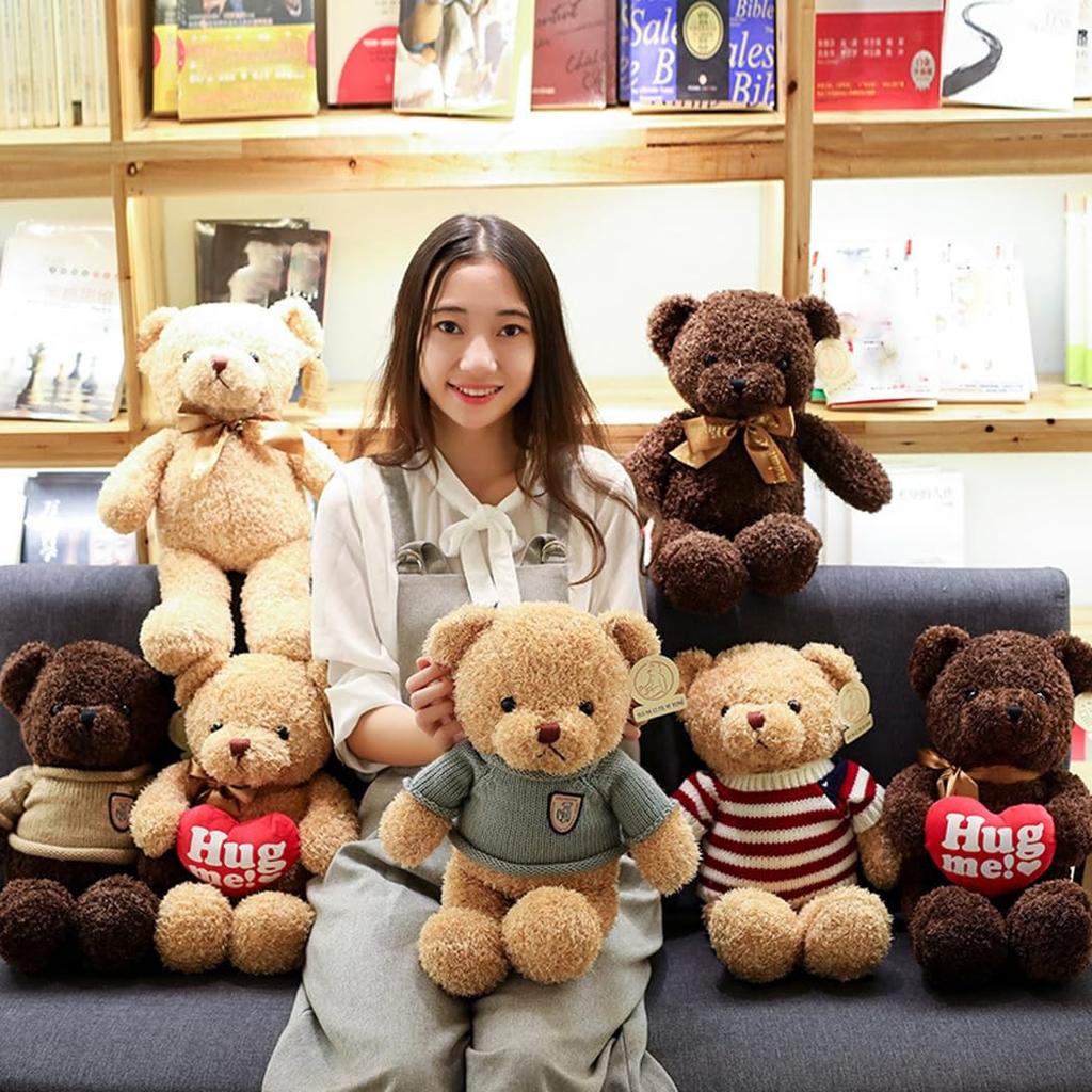 Stuffed Animal Teddy Bear Toy Body Pillow Christmas Birthday Anniversary Present Large Small Soft Girlfriend Anniversary Large Small Stuffed Animal